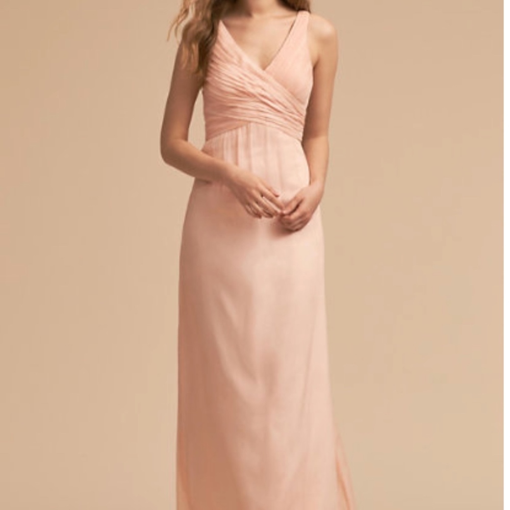 BHLDN Angie Bridesmaid Dress Rose Quartz Size M